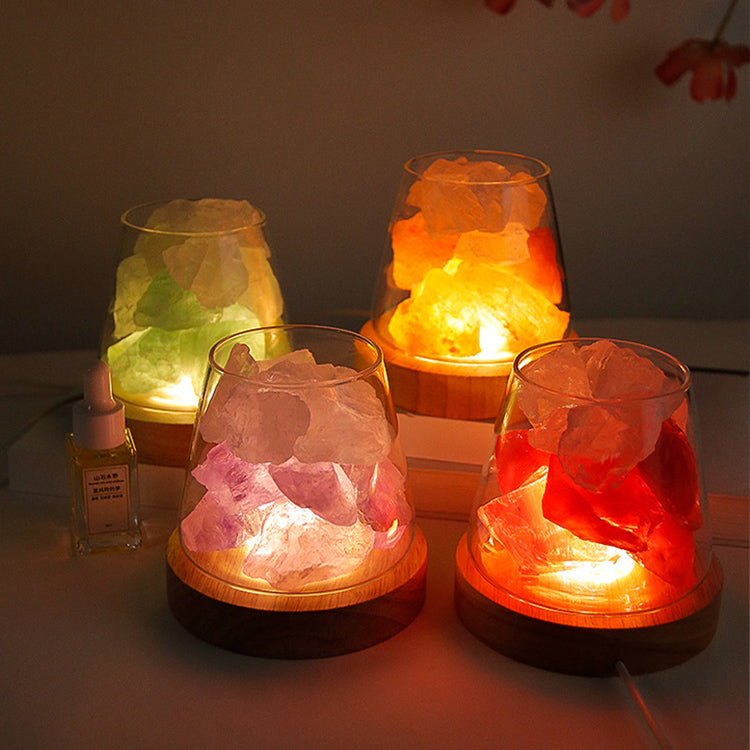 Natural Crystal Stone Aromatherapy Diffuser