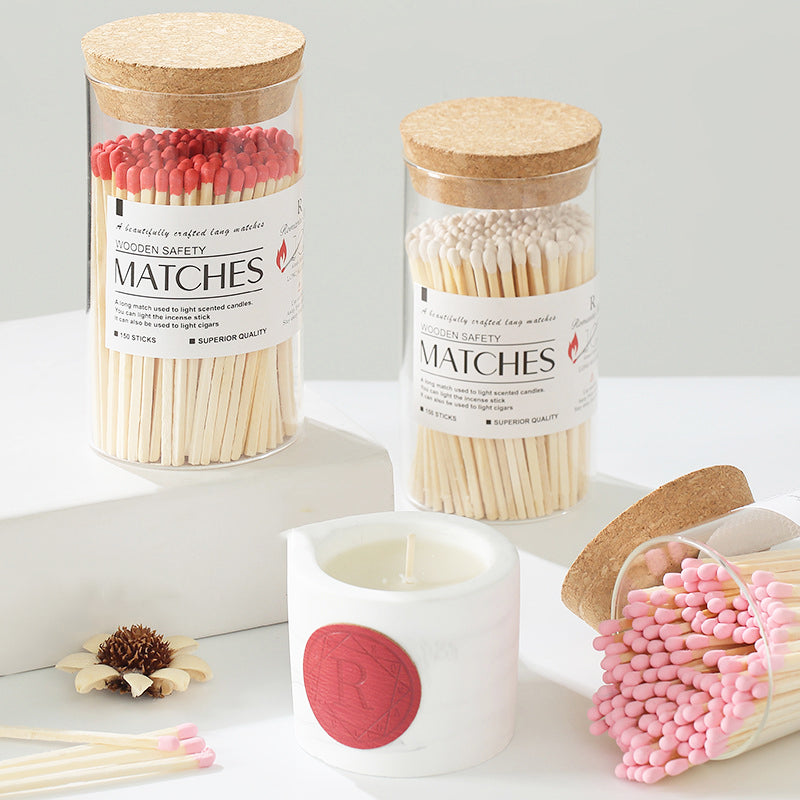 Decorative Wooden Matches 3.75in/9.5cm | 100 Count