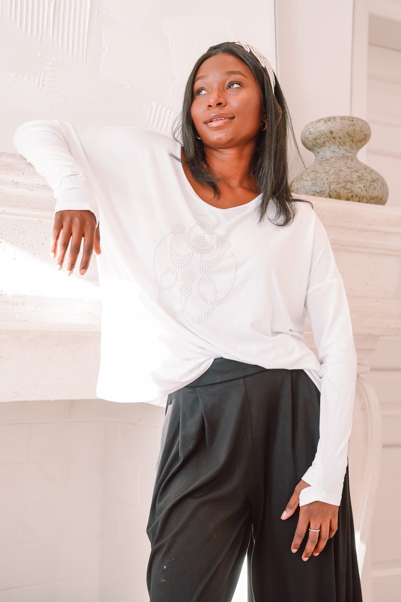 Effortless Elegance Drape Pants Blooms Of Love