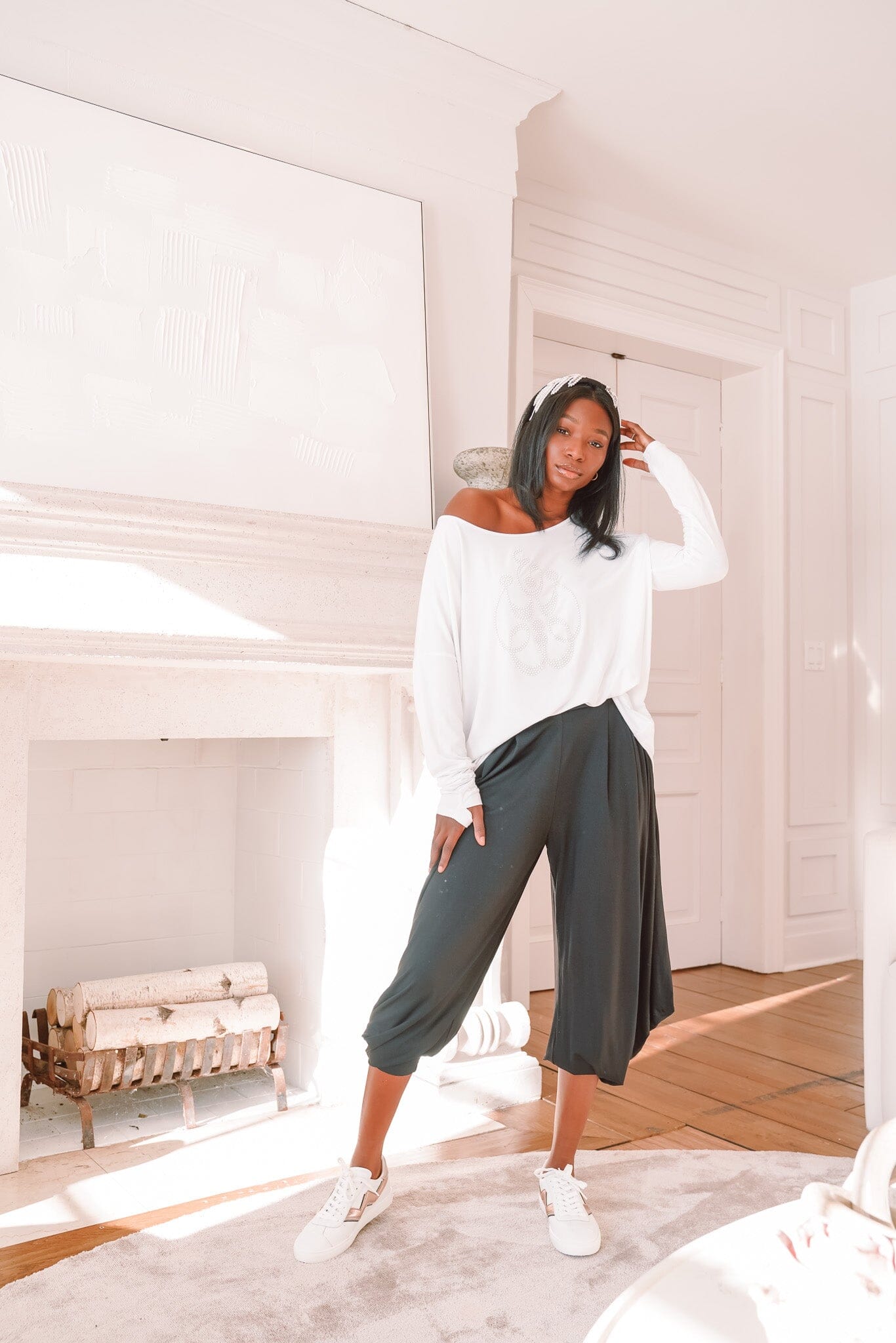 Effortless Elegance Drape Pants Blooms Of Love