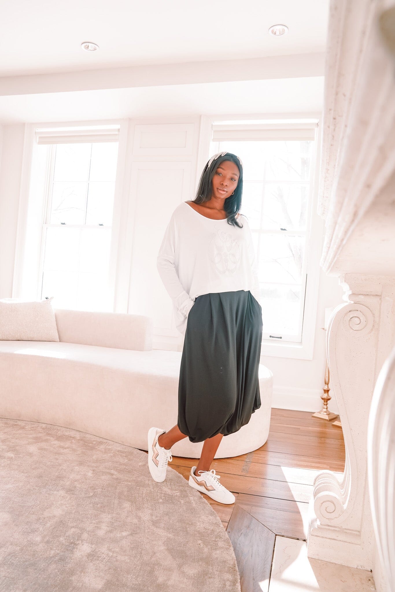 Effortless Elegance Drape Pants Blooms Of Love