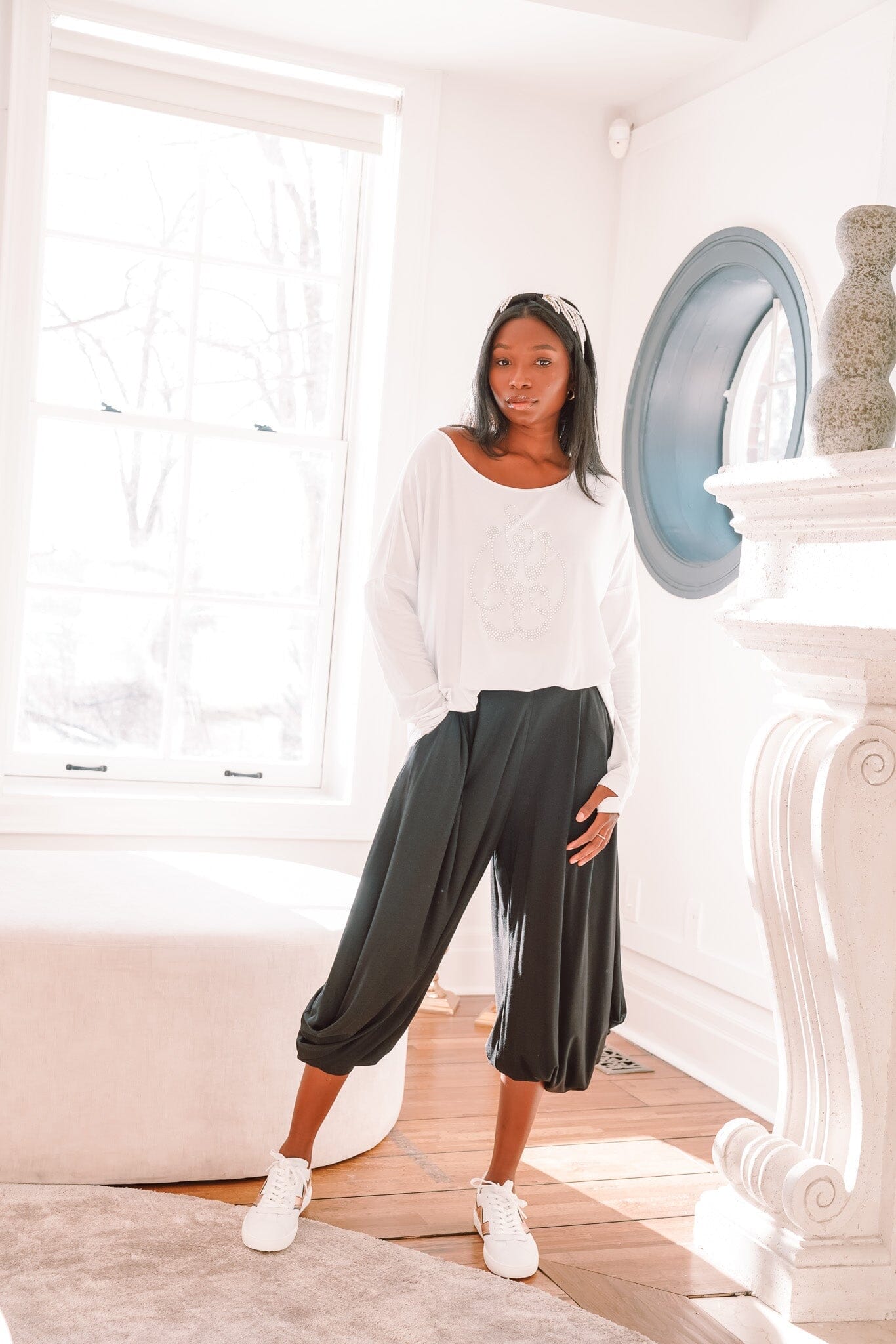 Effortless Elegance Drape Pants Blooms Of Love