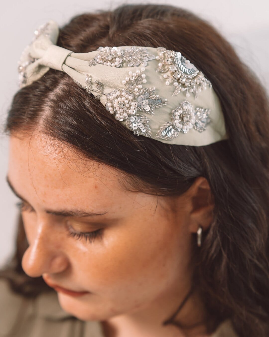 Minty Whisper Headband Blooms Of Love