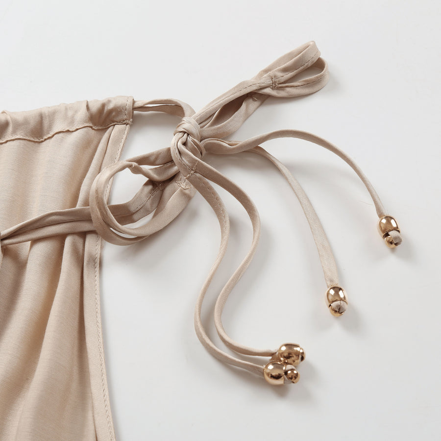 Noor Satin Tank – Champagne, photo 4