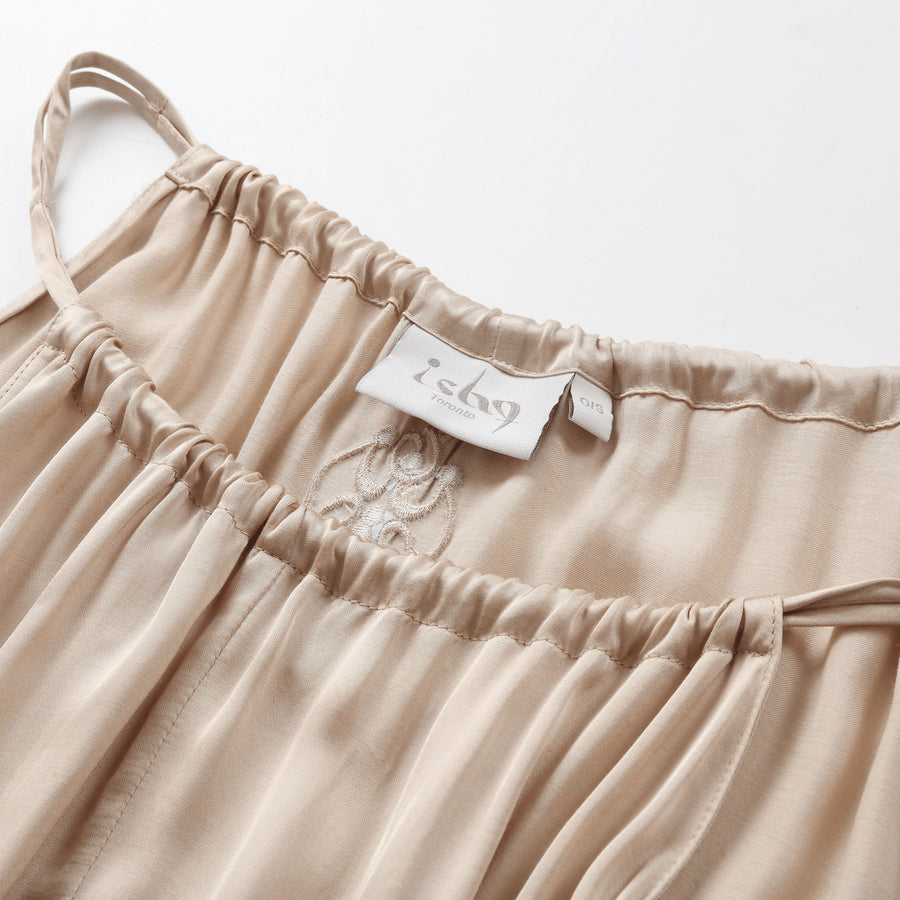 Noor Satin Tank – Champagne, photo 5