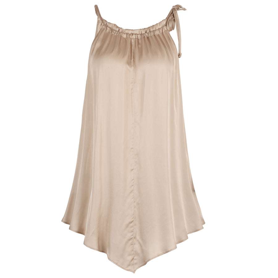 Noor Satin Tank – Champagne, photo 1