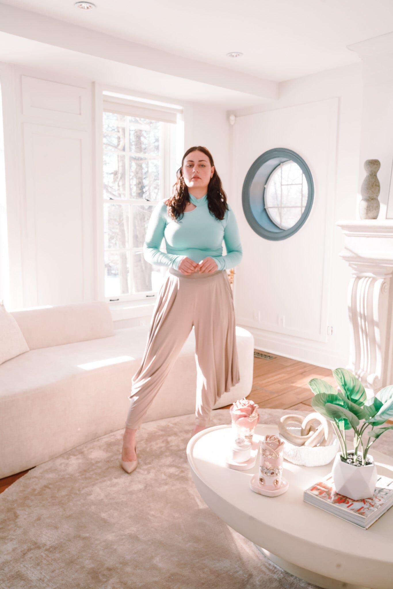 Effortless Elegance Drape Pants Blooms Of Love 