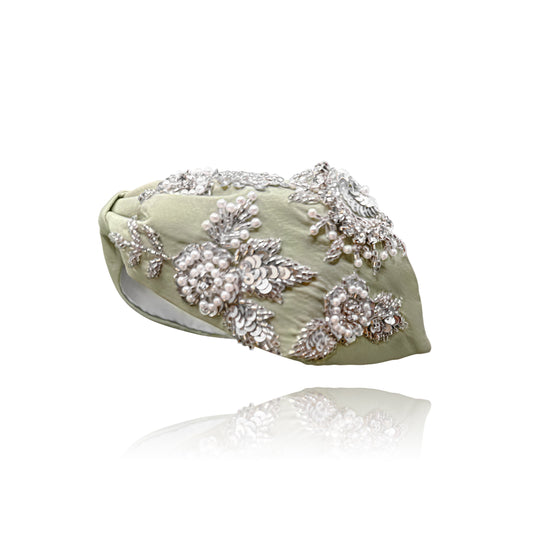 Minty Whisper Headband Blooms Of Love 