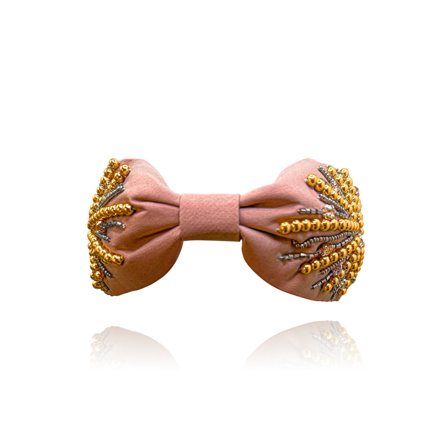 Shams Beaded Headband – Rose & Gold, photo 2