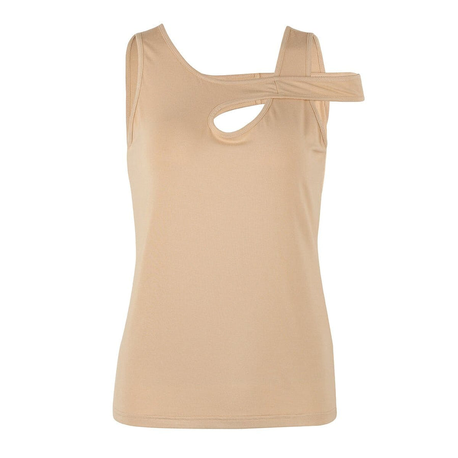 Sahar Twist-Strap Tank – Sand, photo 1