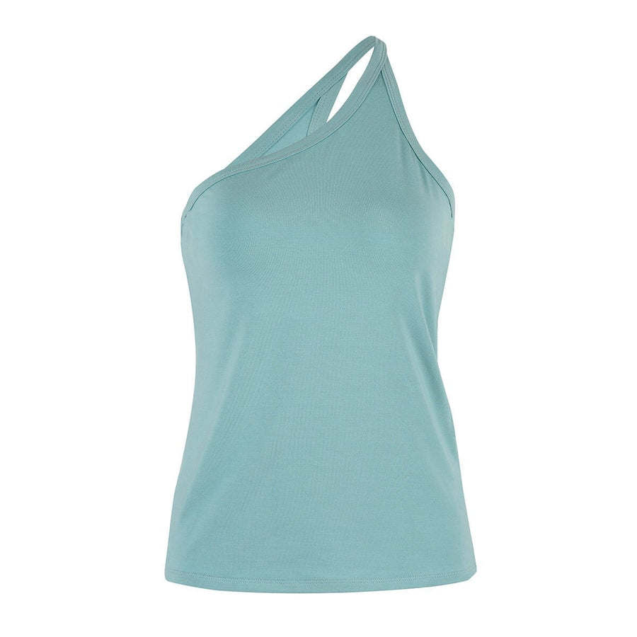 Wafa One-Shoulder Top – Sea Glass, photo 1