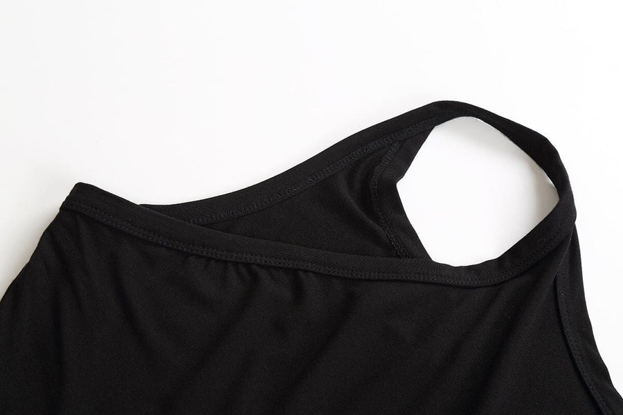 Wafa One-Shoulder Top – Midnight Black, photo 4