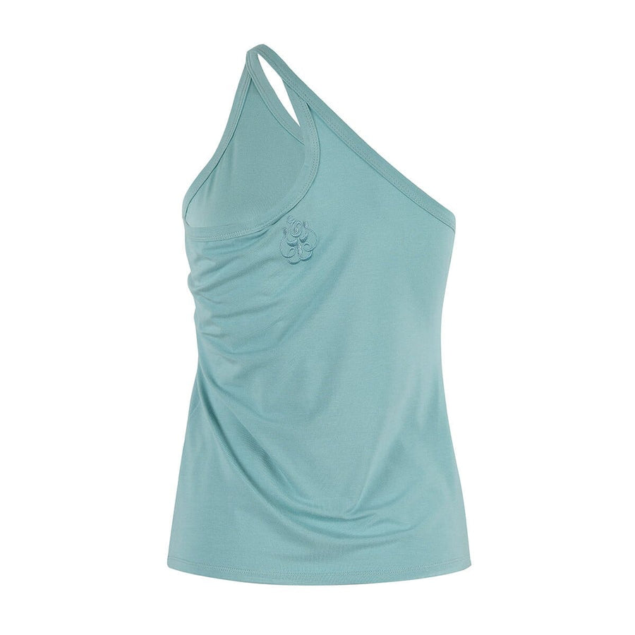 Wafa One-Shoulder Top – Sea Glass, photo 4
