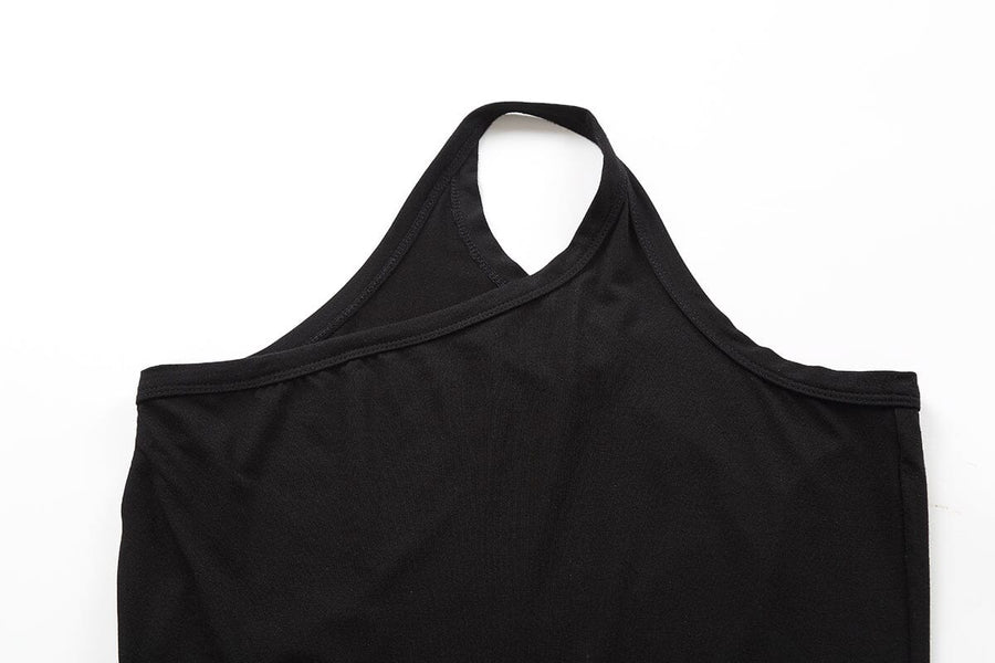 Wafa One-Shoulder Top – Midnight Black, photo 3