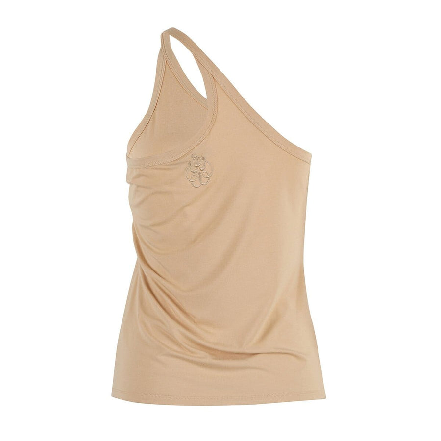 Wafa One-Shoulder Top – Sand, photo 2