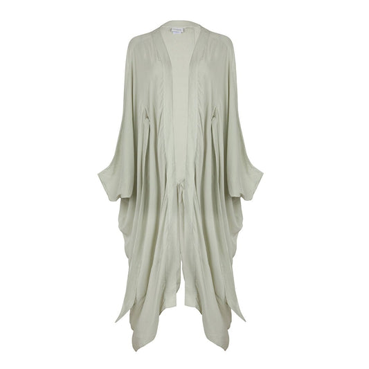 The Starry Nights Kimono Kaftan Blooms Of Love One Size Sage Serenity