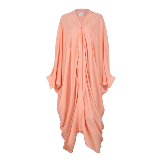 The Starry Nights Kimono Kaftan Blooms Of Love One Size Sunkissed Coral